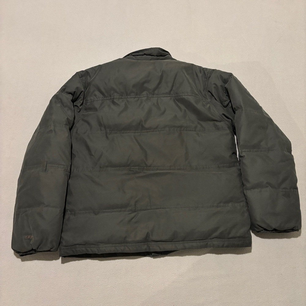 Eddie Bauer EB650 Puffers Jacket Size Large Gray Goose Down Outdoor Fall Winter - Picture 7 of 8